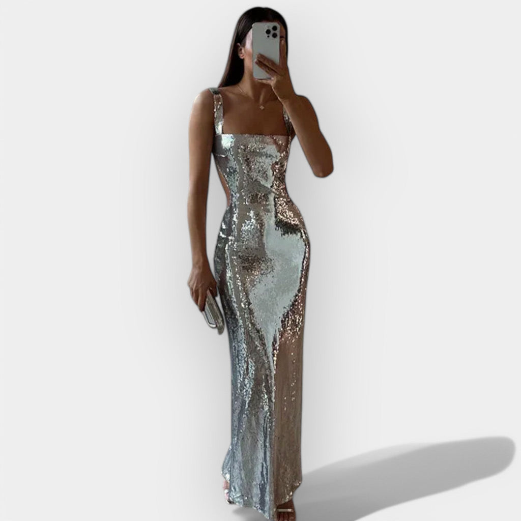 Shiny Maxi Dress
