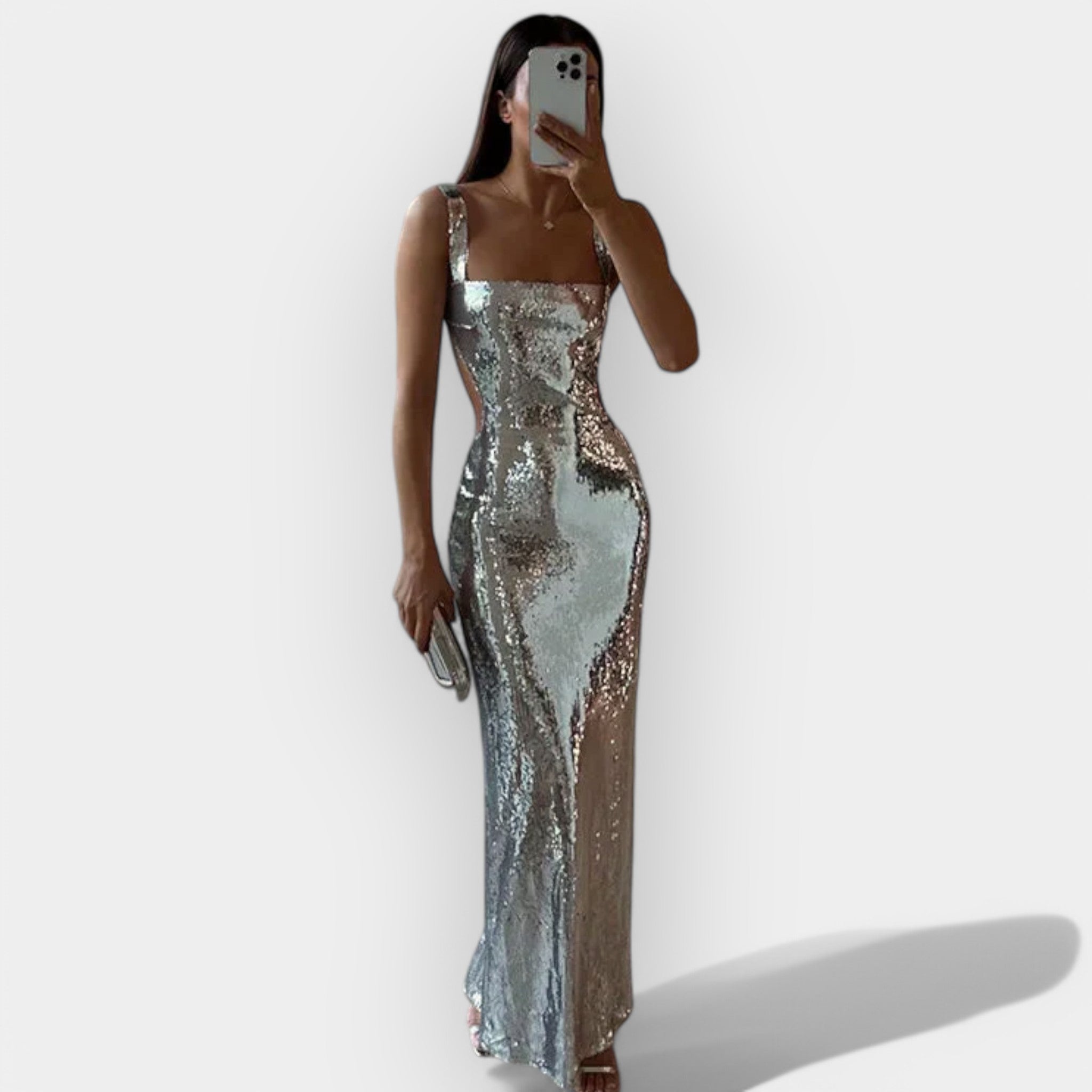 Shiny Maxi Dress