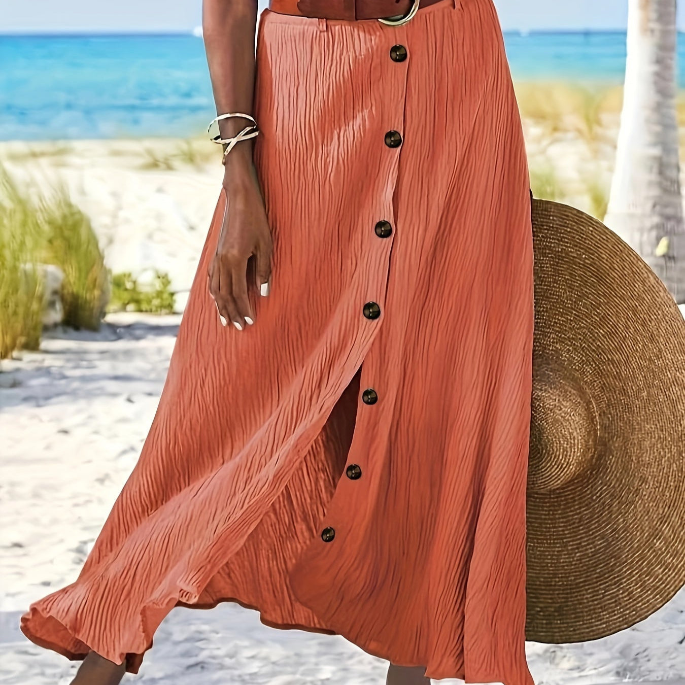 Permatoma Midi Skirt with Slit