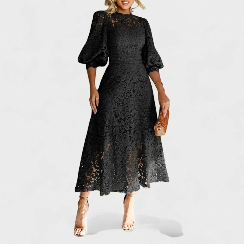Viktorija - Lace Lantern Dress