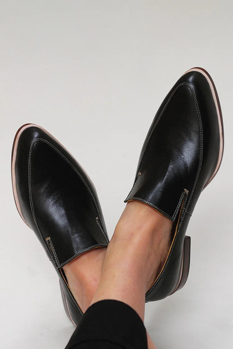Zofia™ | Mocasin Patchwork Negru