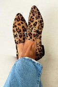 Gia - Mocasini Eleganți cu Leopard