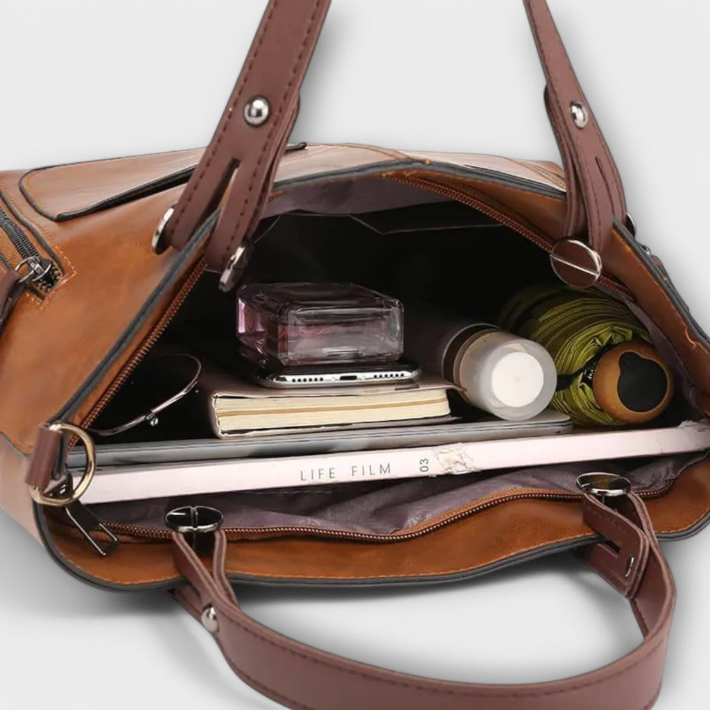 Lina - Elegant Leather Handbag