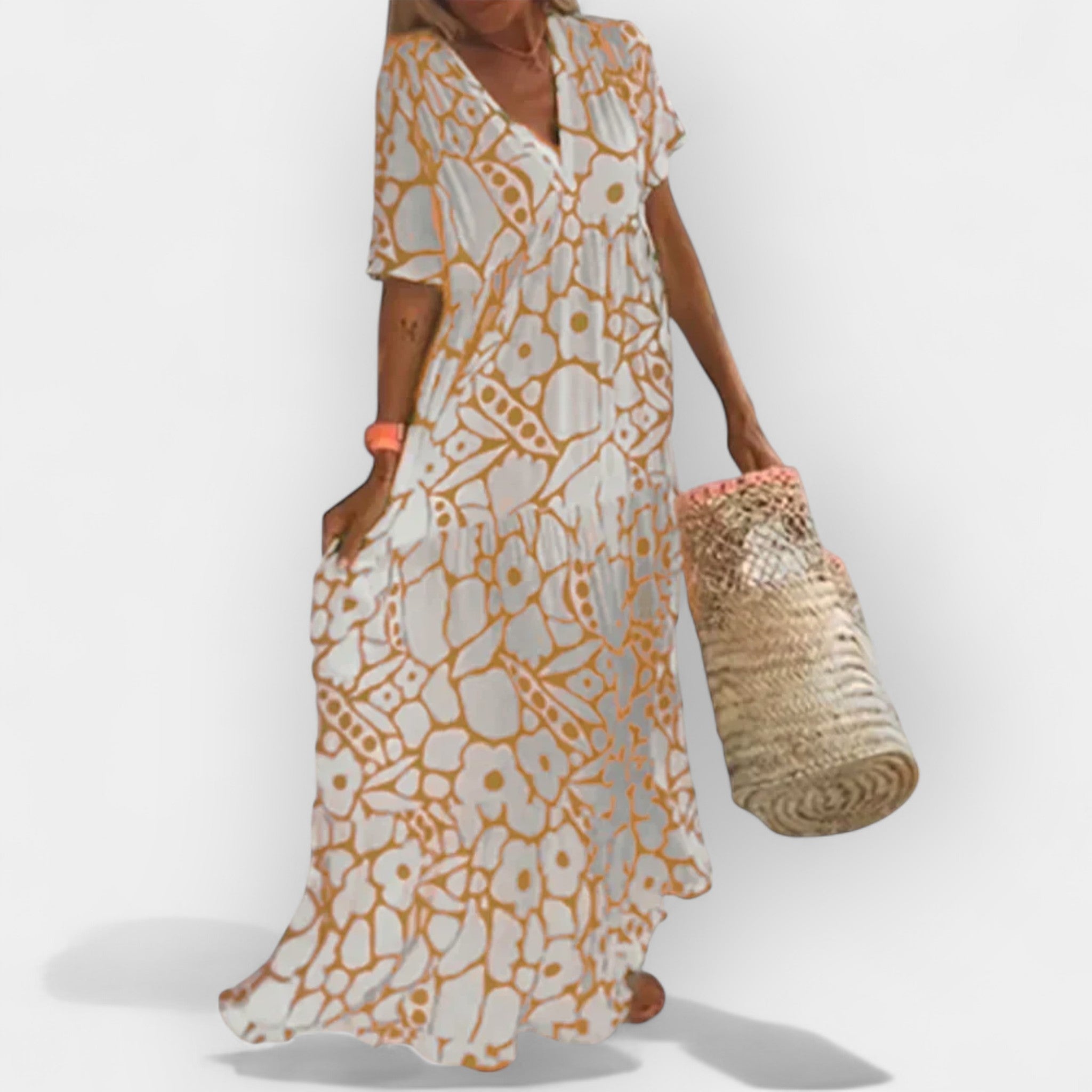 Light Summer Dress with Pattern