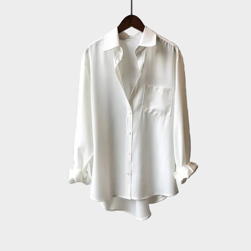 Elegant Blouse with Stylish Line and Modern Detail
