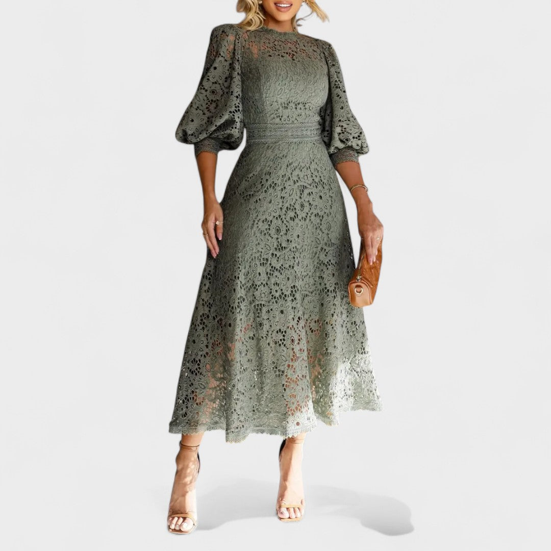 Viktorija - Lace Lantern Dress