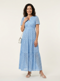 Brielle | V-Neck Short Sleeve Midi Dress
