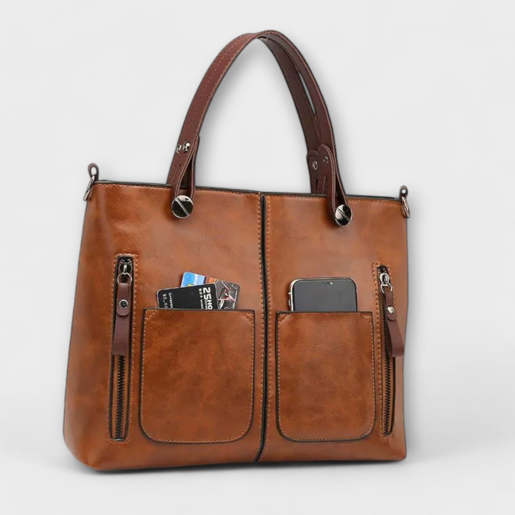 Lina - Elegant Leather Handbag