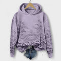 Grace – Vintage Hoodie with Floral Pattern