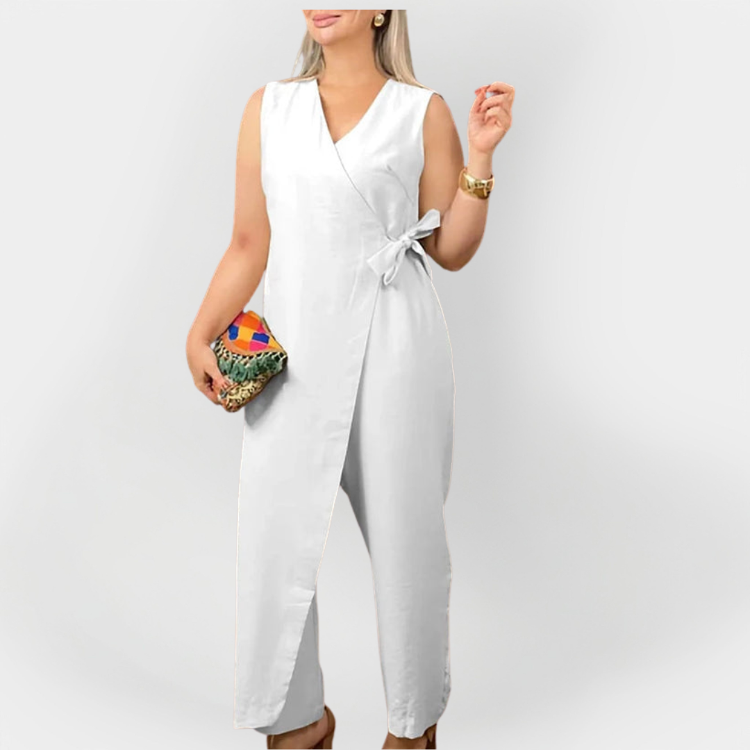 Stylish Sleeveless Jumpsuit