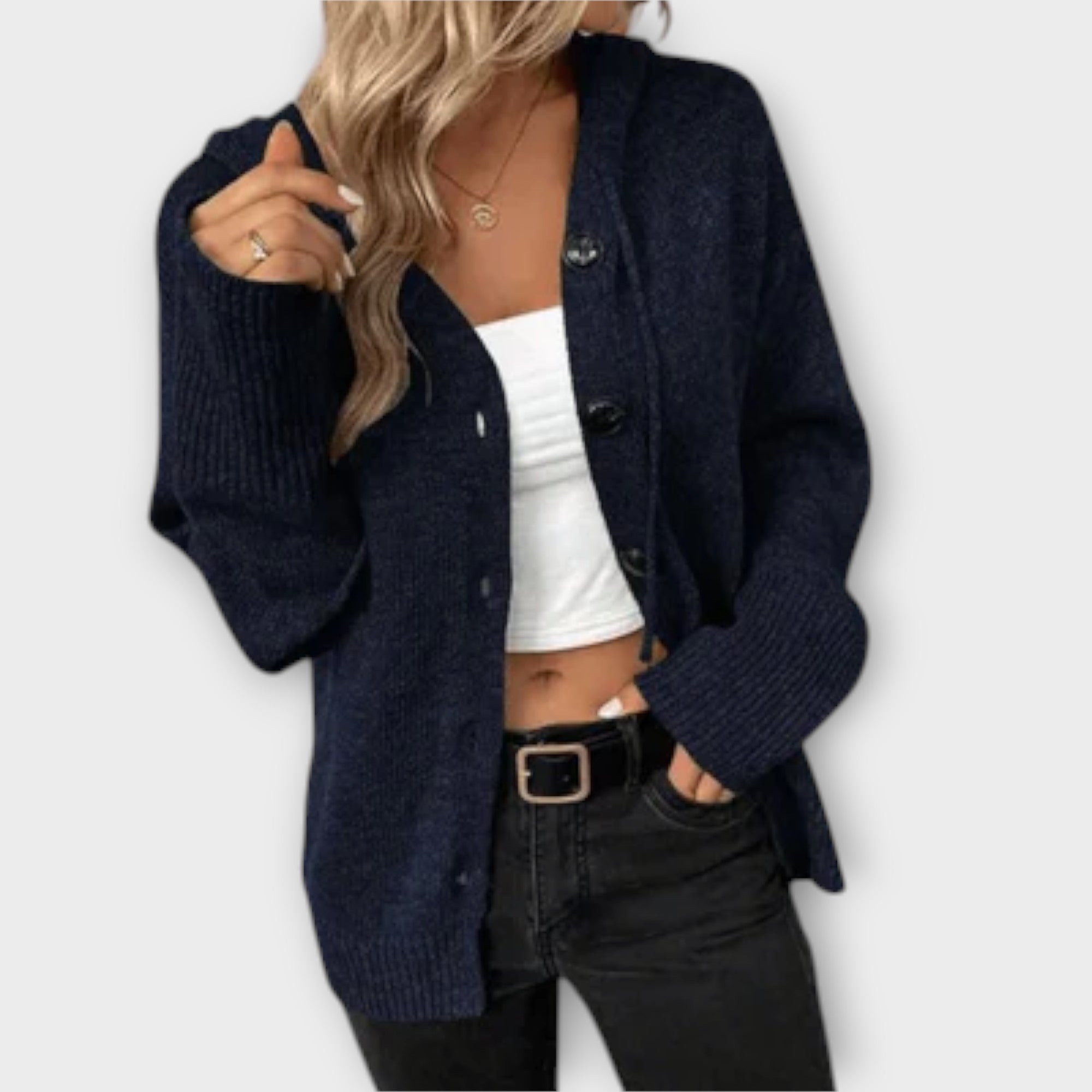 Brittan - Sweater with Buttons