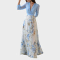 Helena™ | Maxi Dress with Dazzling Floral Print