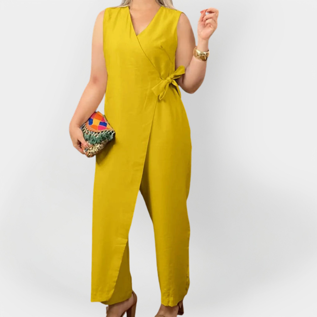 Stylish Sleeveless Jumpsuit