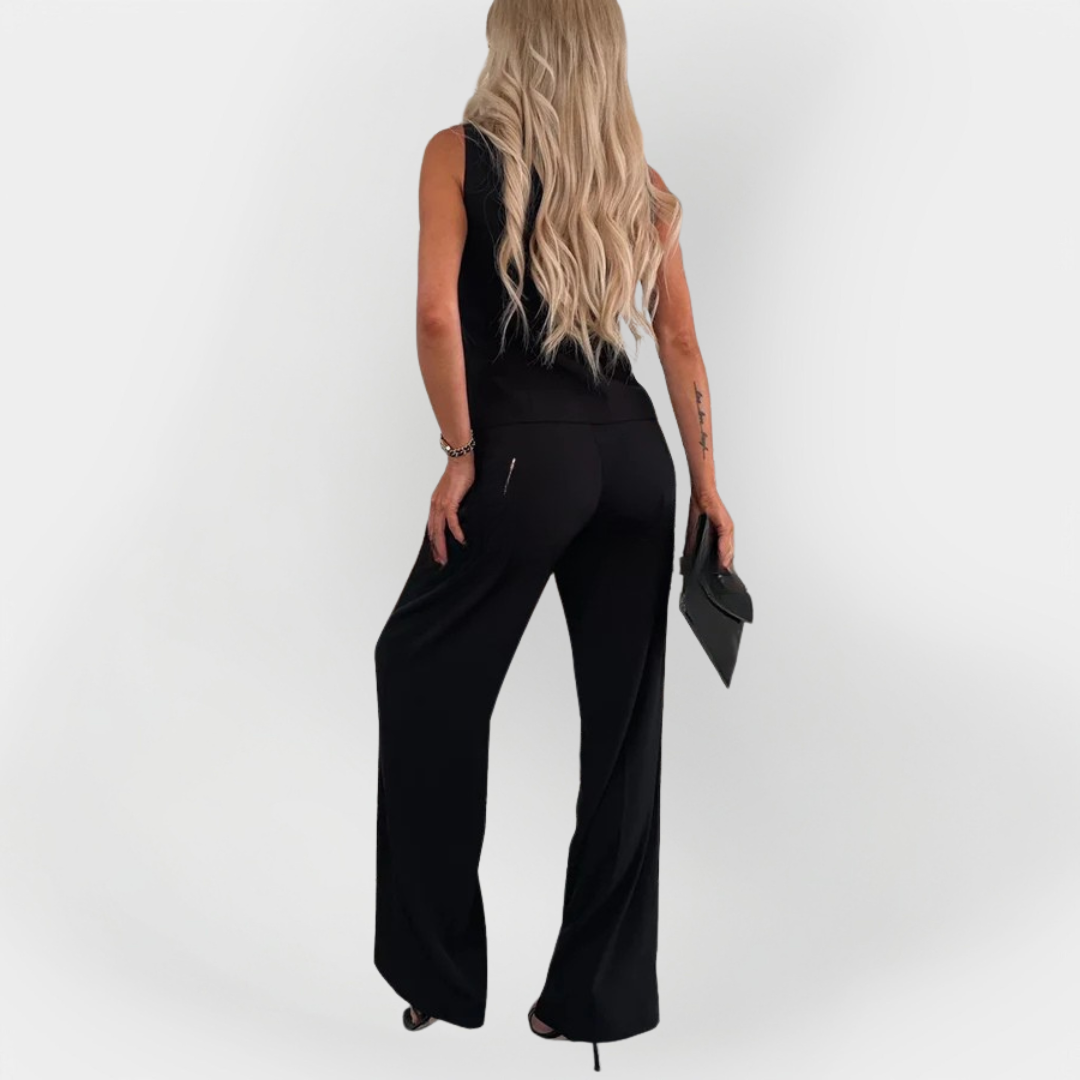 Elegant Pants and Sleeveless Top Set