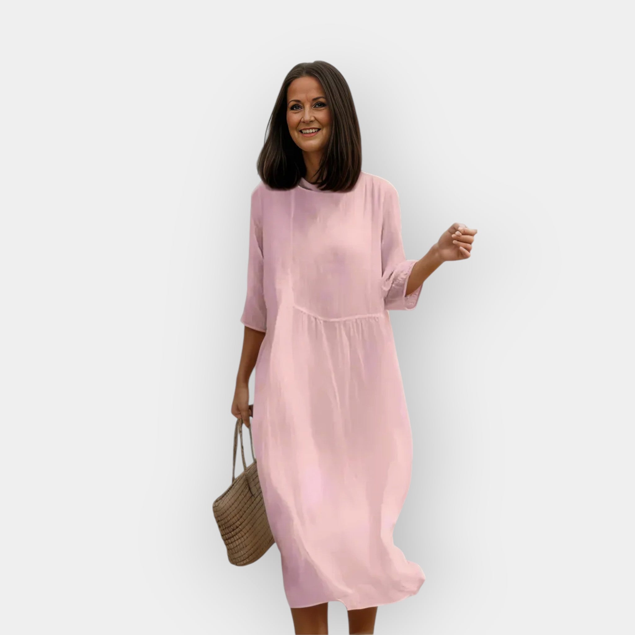 Dress with a Design that Highlights the Belly