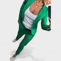 Karolina - Custom-Fitted Set with Soft Blazer and Loose Sports Pants
