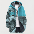 Wave Pattern Hoodie