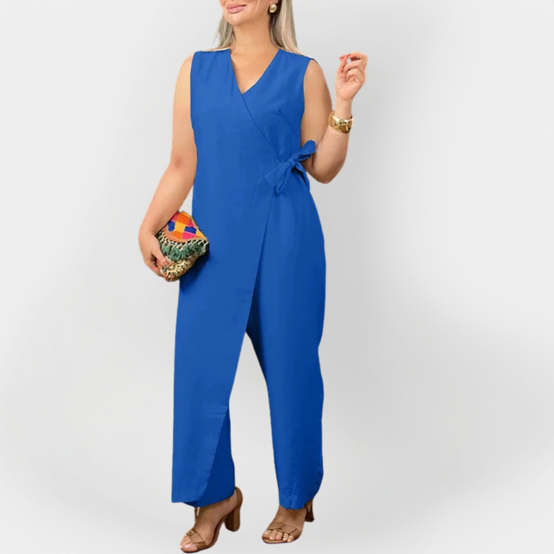 Stylish Sleeveless Jumpsuit