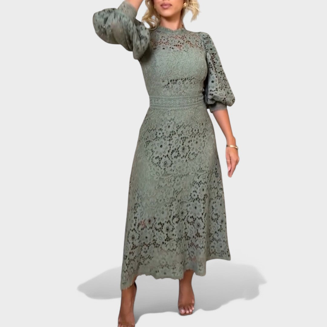 Viktorija - Lace Lantern Dress