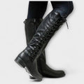 Paula | Leather Ankle Boots with Laces