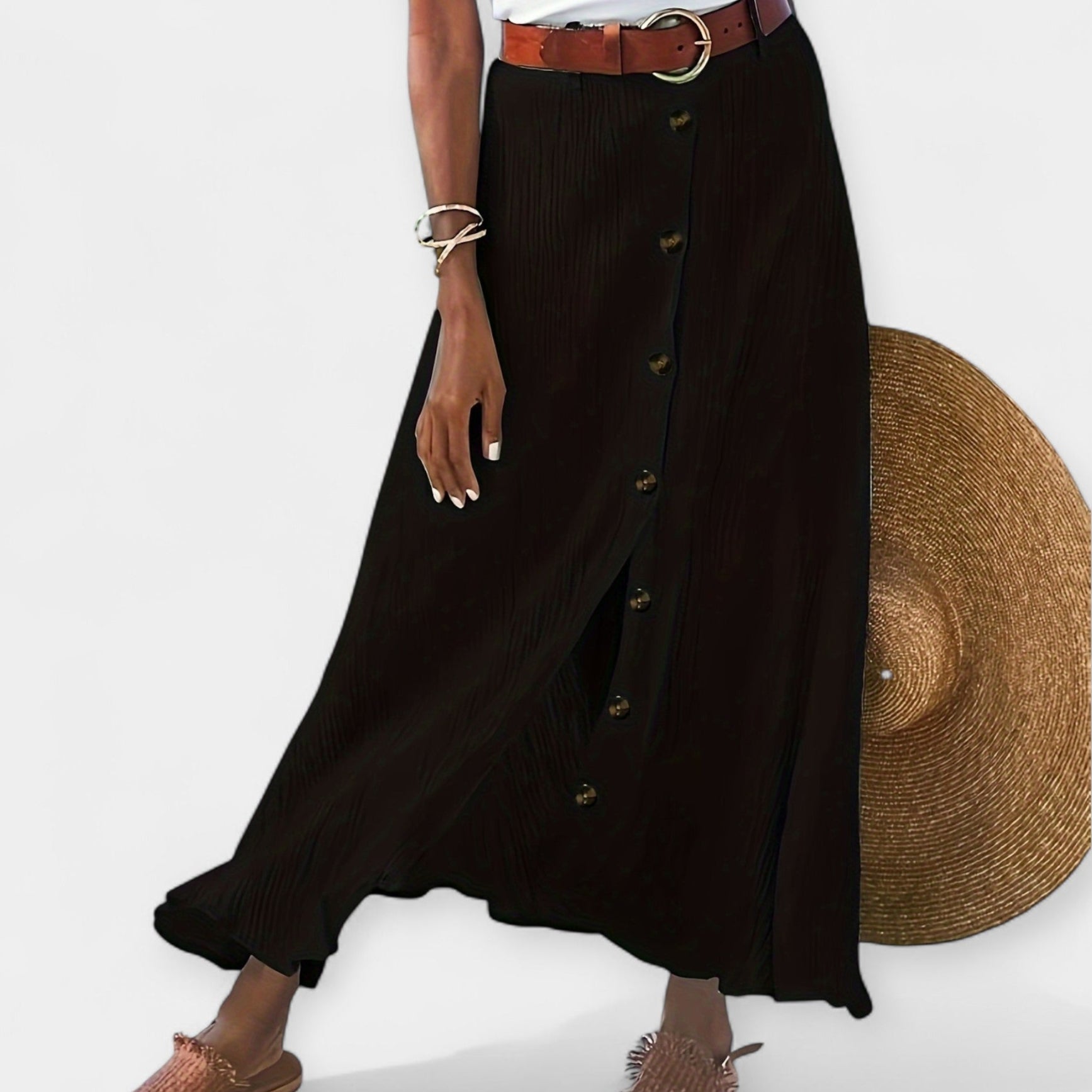 Permatoma Midi Skirt with Slit