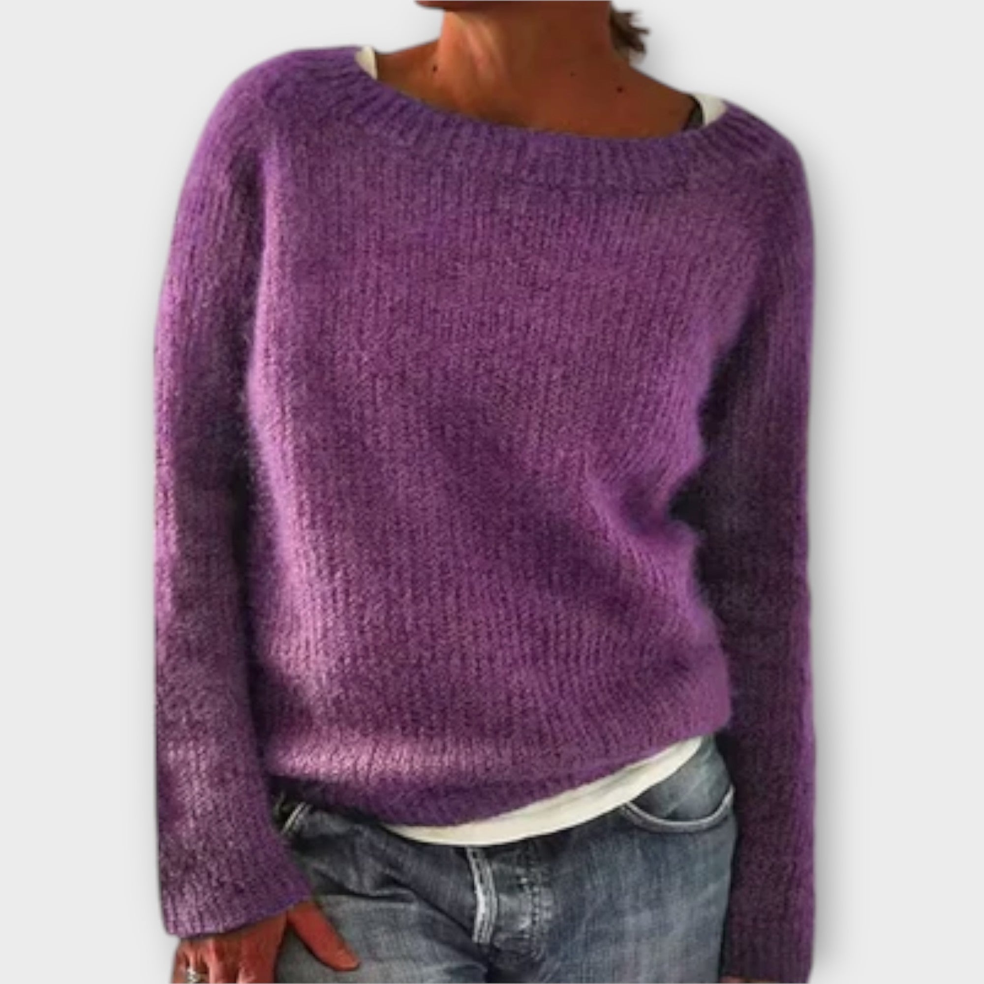 Regine – solid color sweater