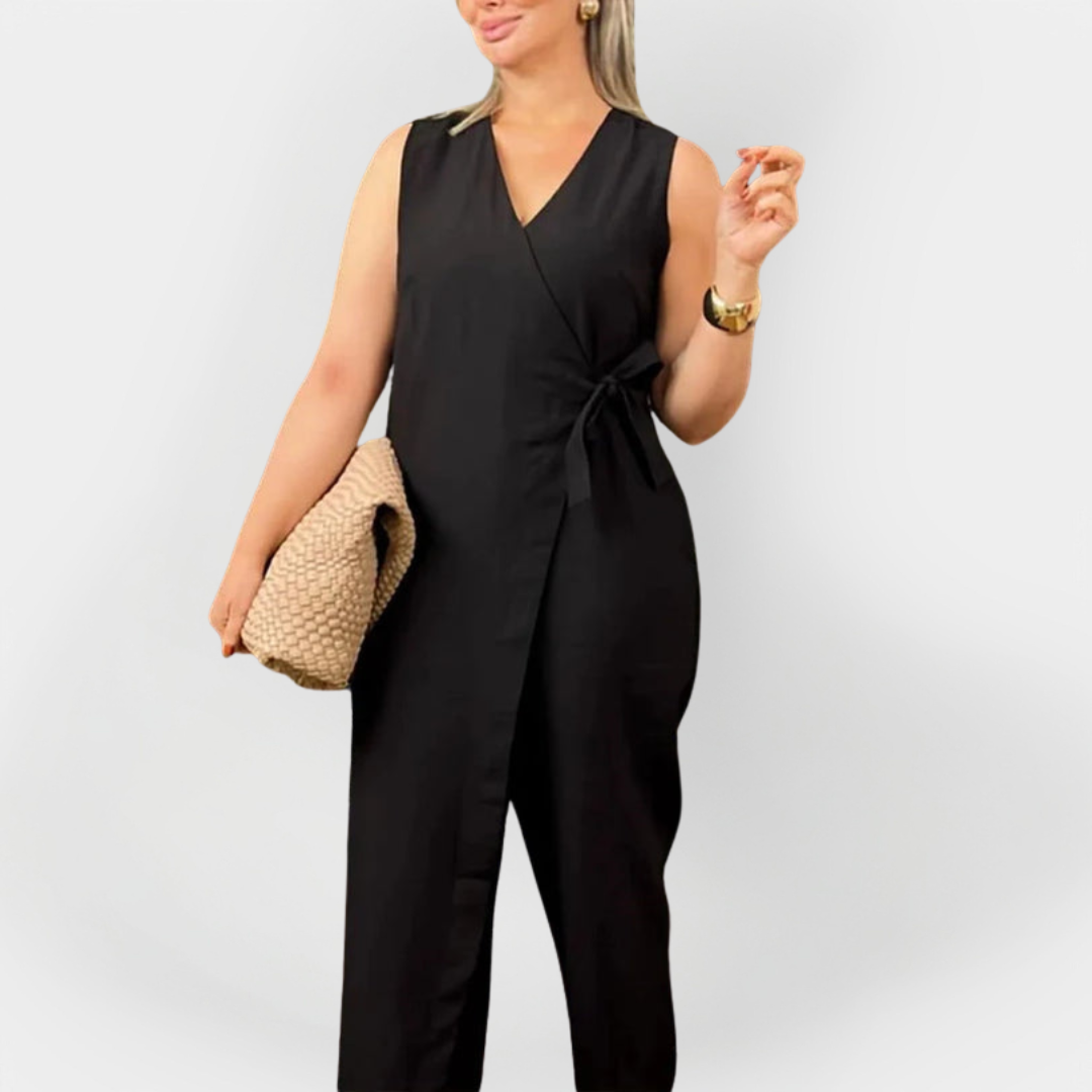 Stylish Sleeveless Jumpsuit