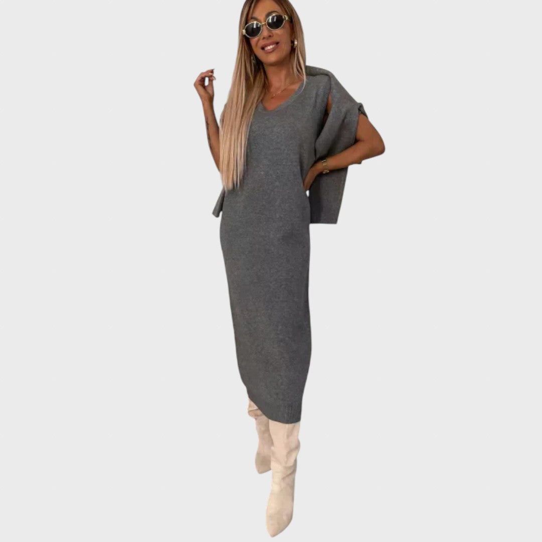 Teofilė | Dress with a matching turtleneck
