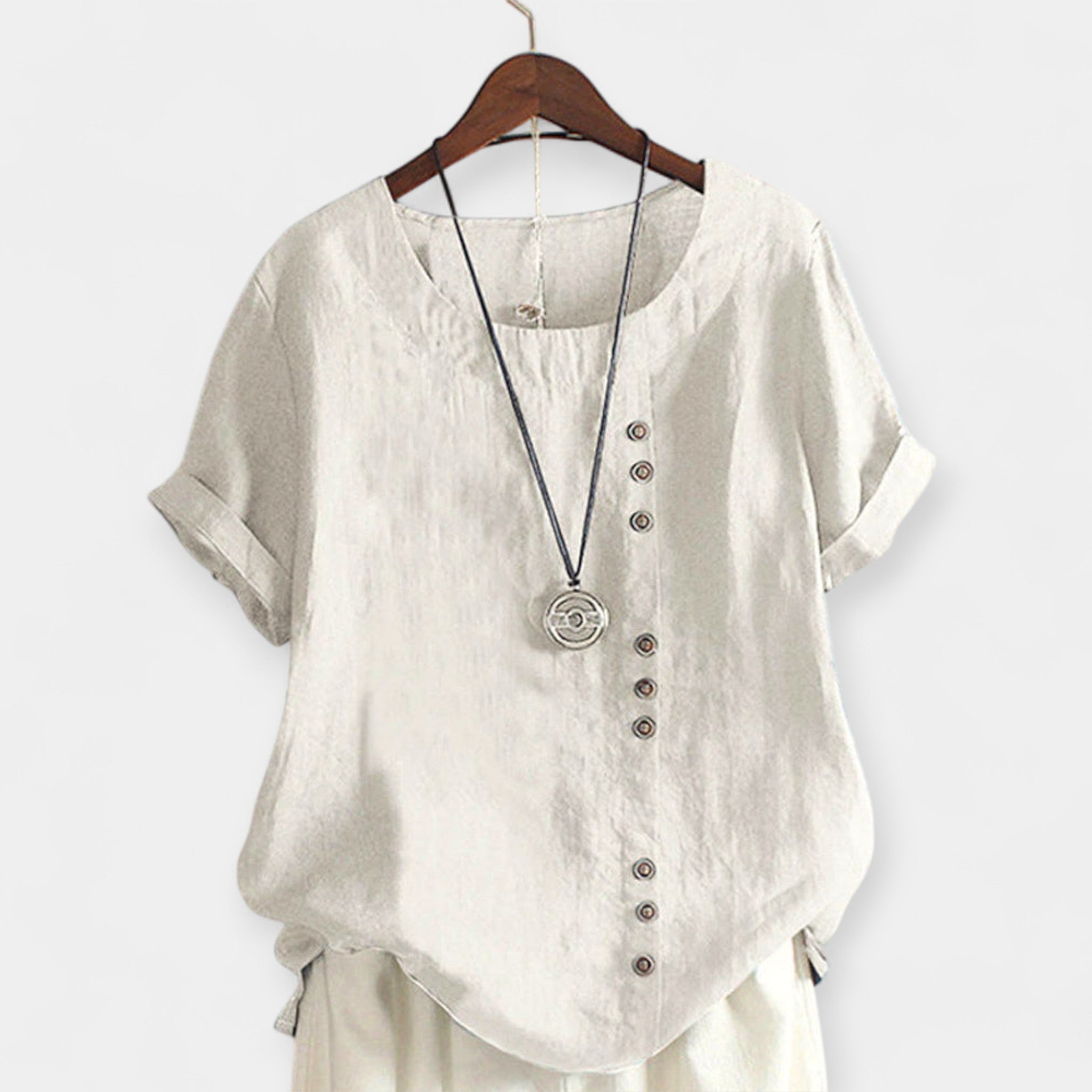 Short Sleeve Shirt with Buttons