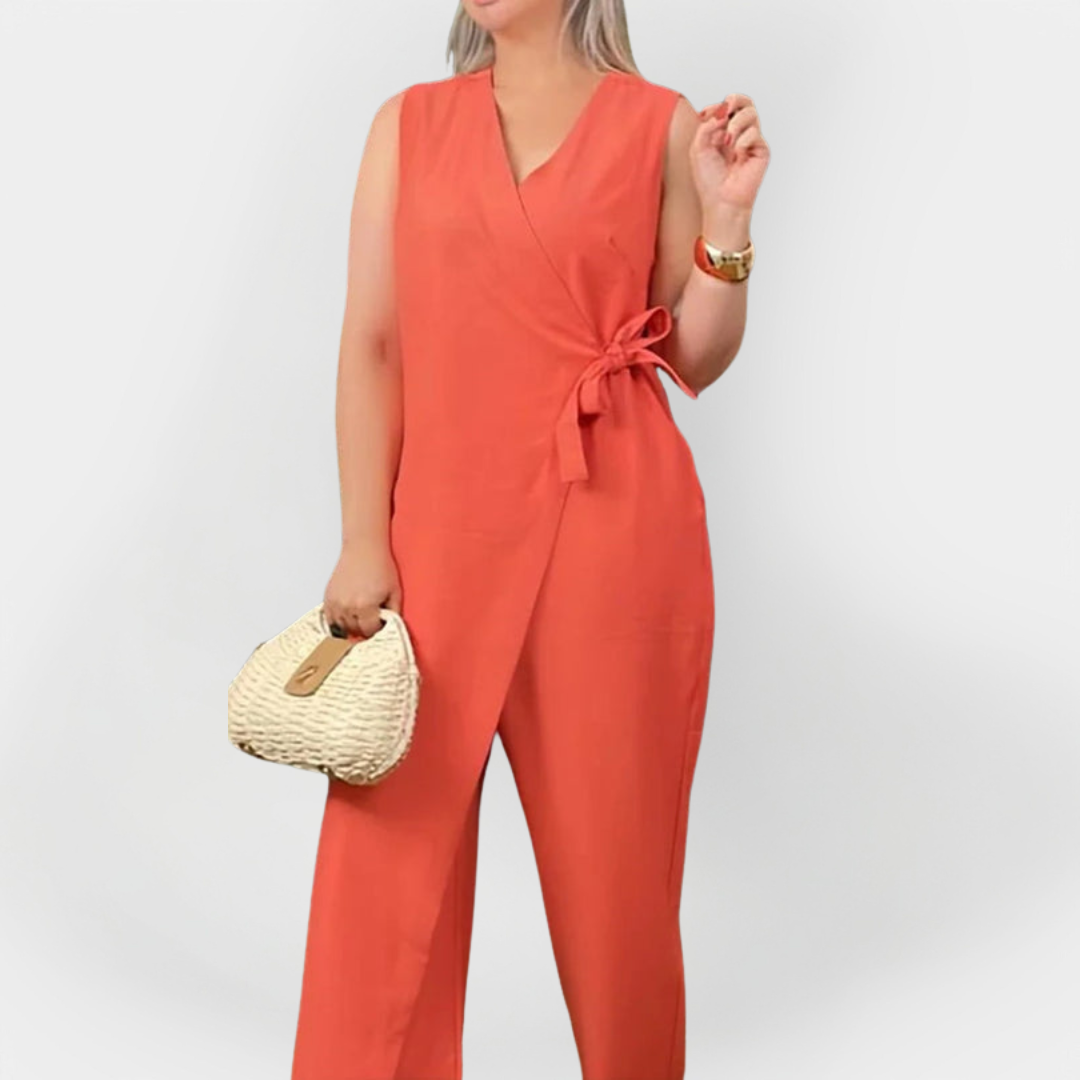 Stylish Sleeveless Jumpsuit