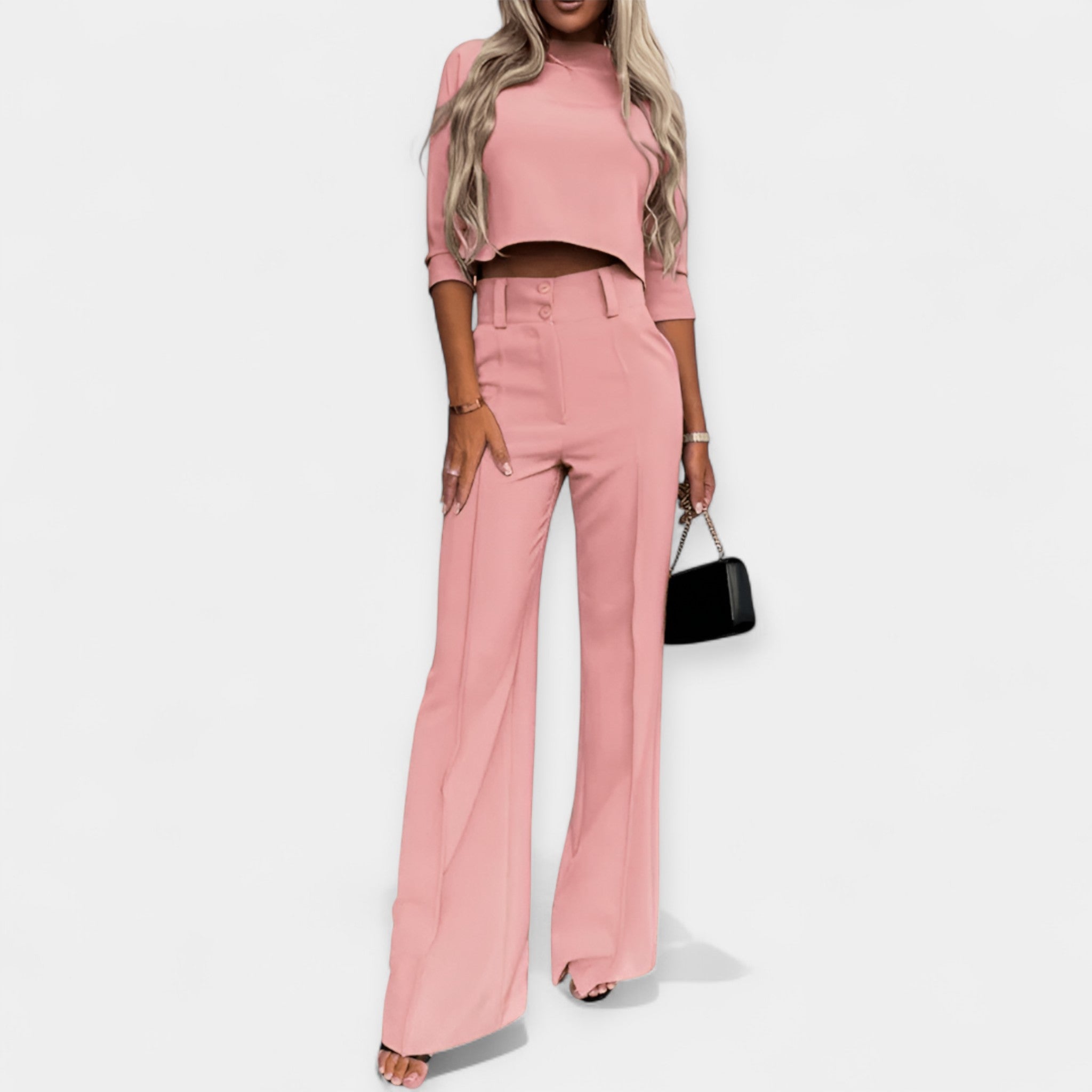 Combination: Crop Top and Pants