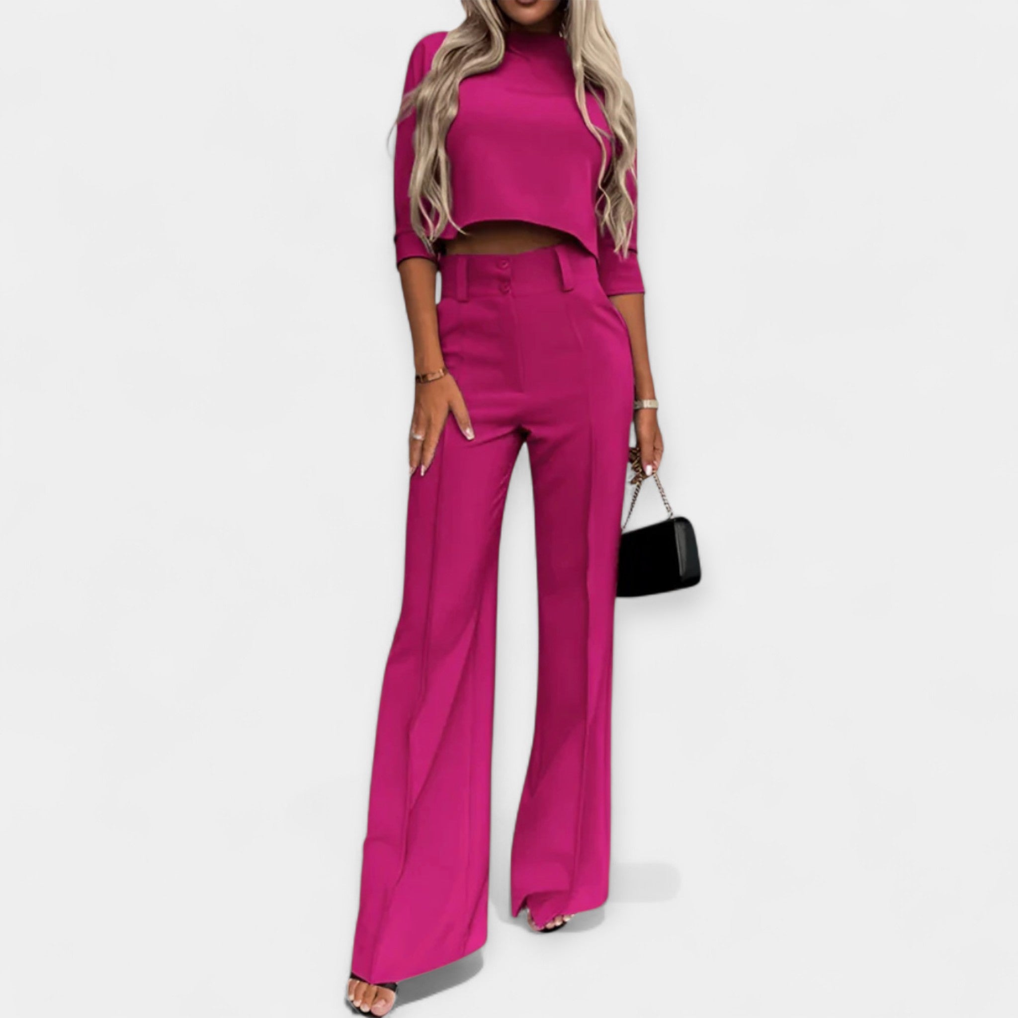 Combination: Crop Top and Pants