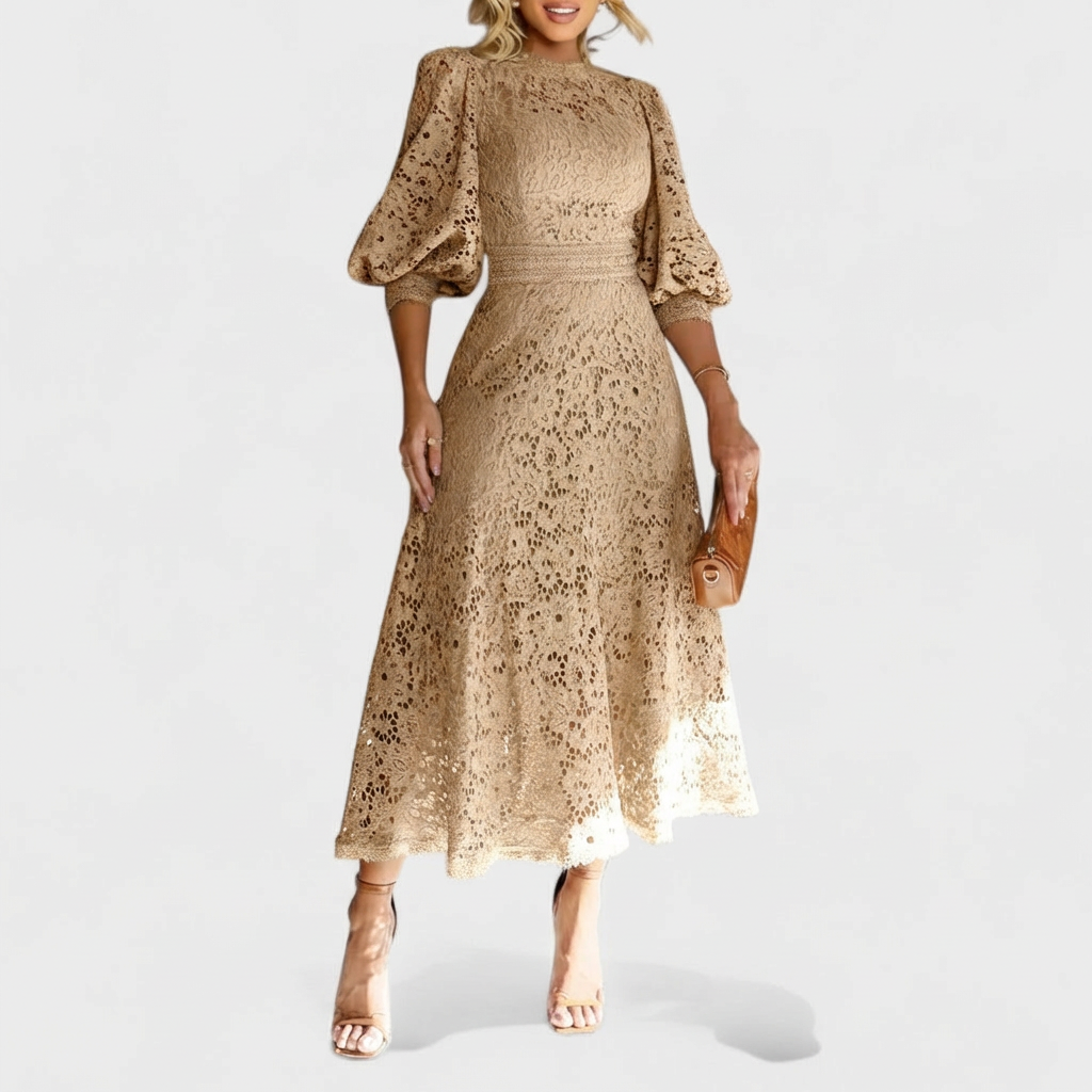 Viktorija - Lace Lantern Dress