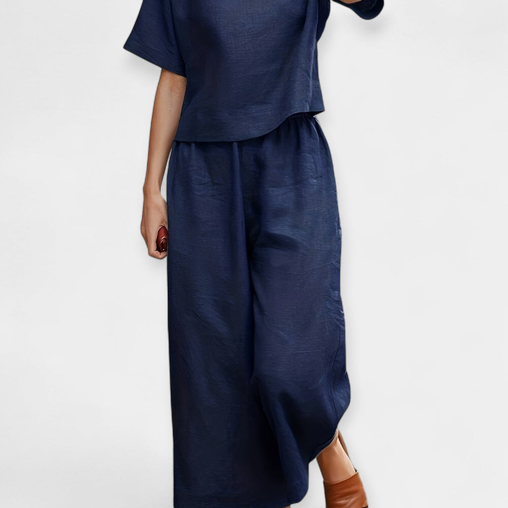 Lightweight Shorts Set with Short Sleeve Shirt