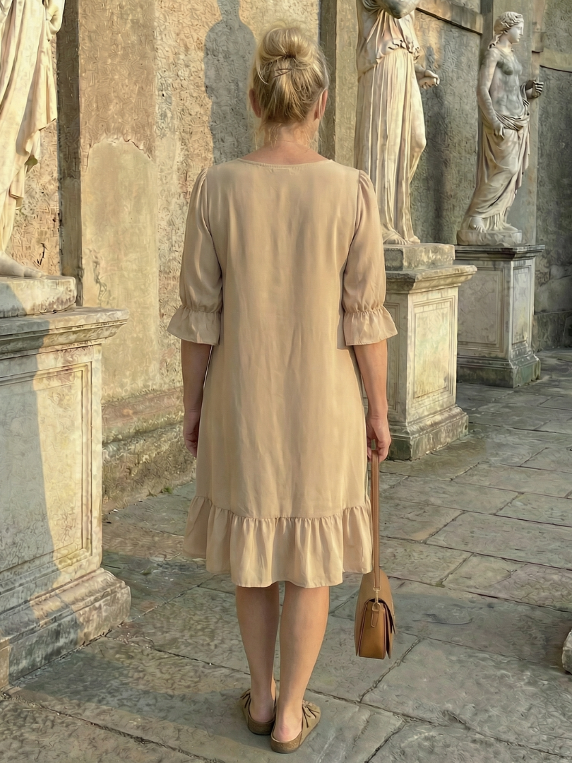 Daven | Rochie de zi cu volane