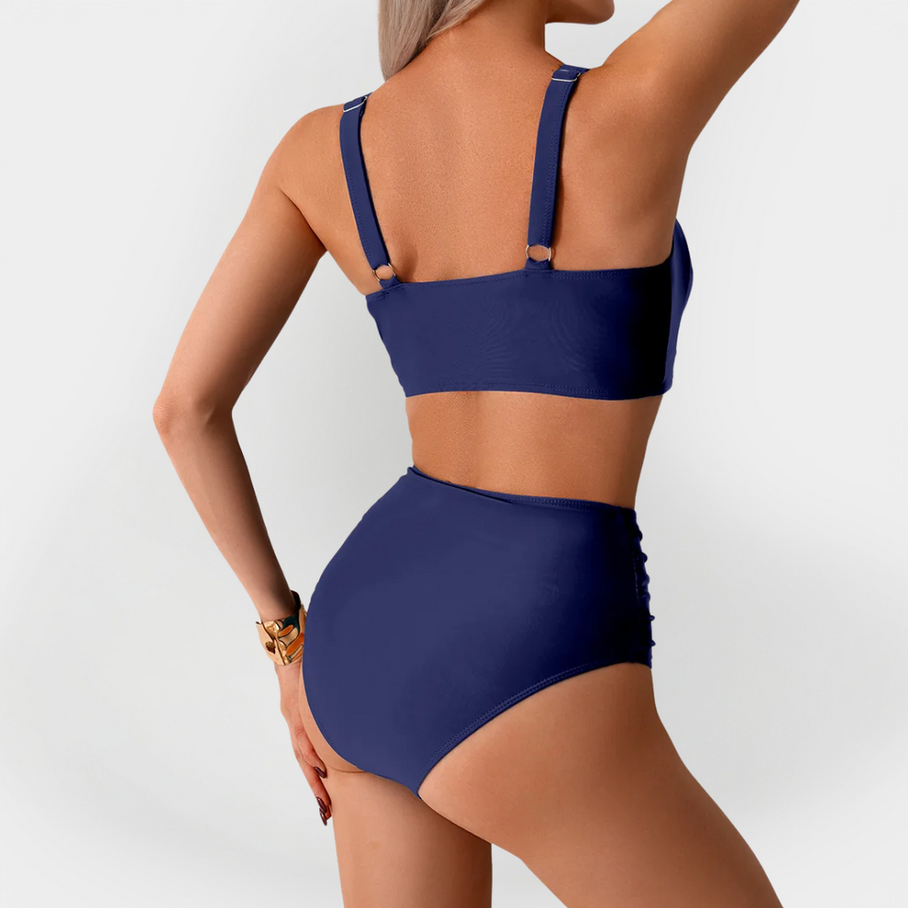 Women's High-Cut Bikini with Chest Trim