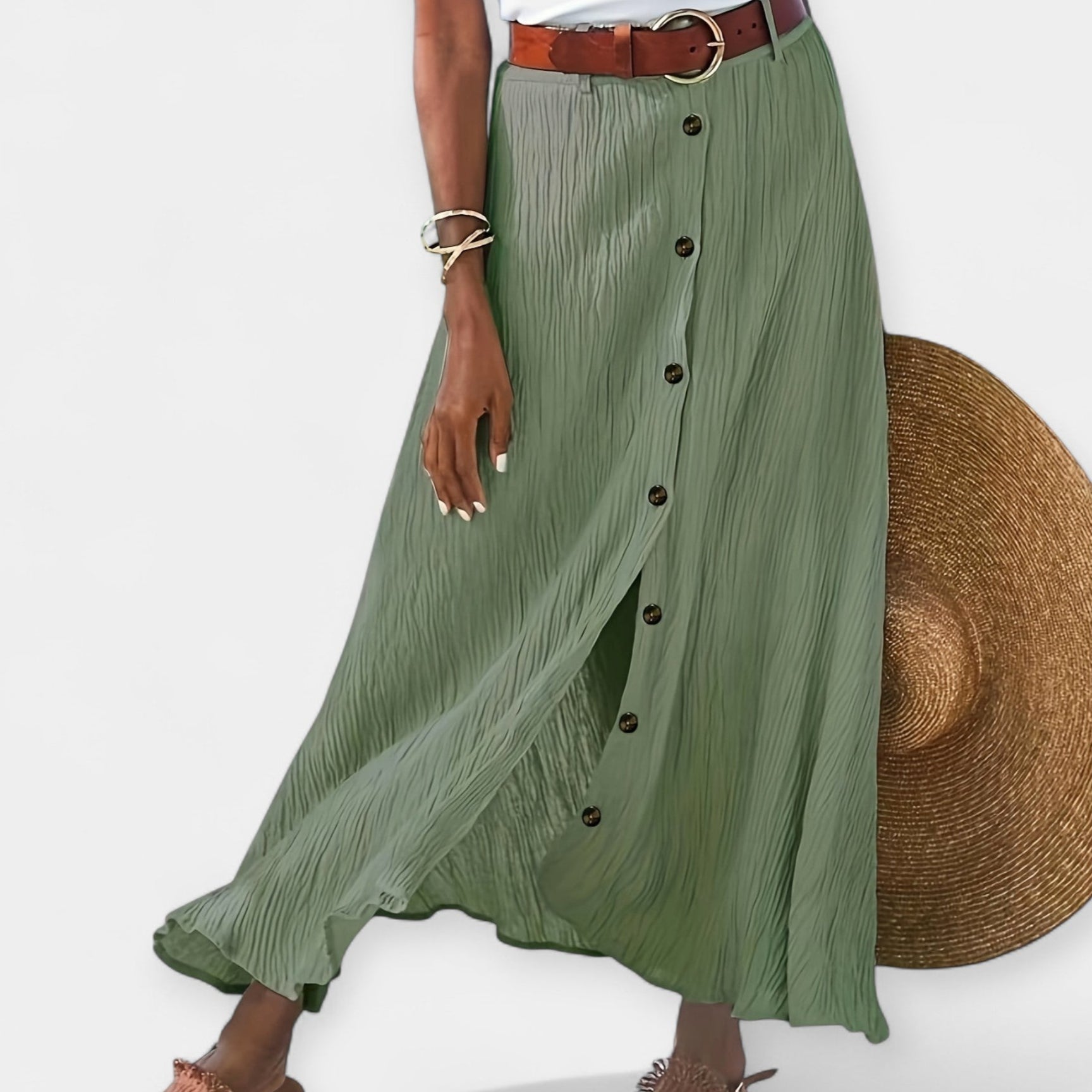 Permatoma Midi Skirt with Slit
