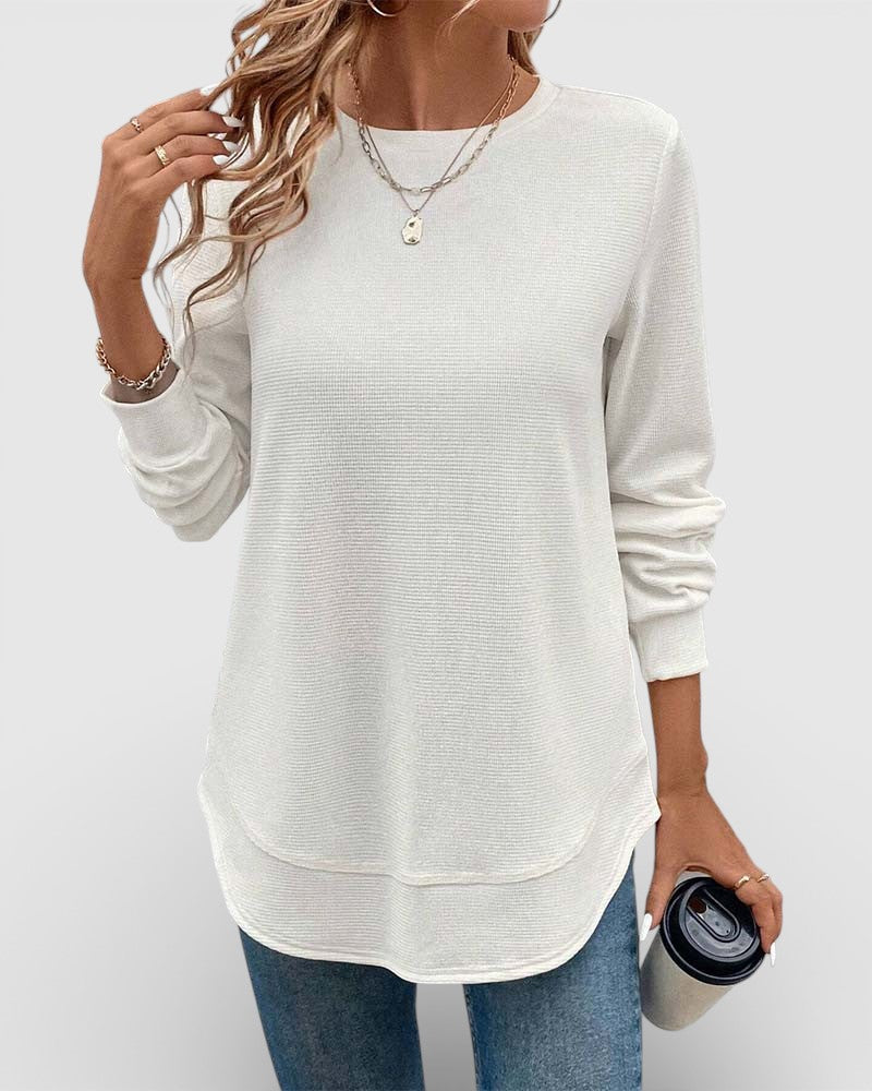 Ana™ | Essential Long Sleeve Basic T-Shirt