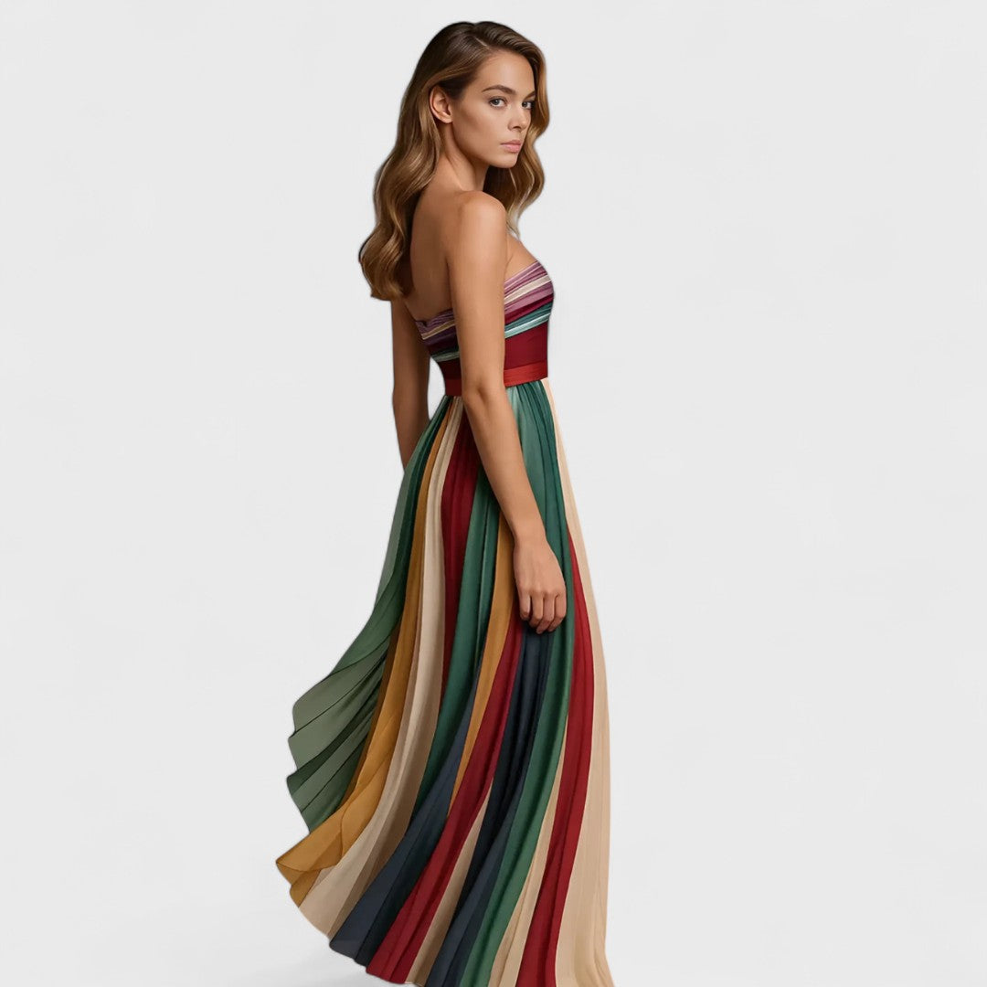 Renata - Colorful Sleeveless Dress