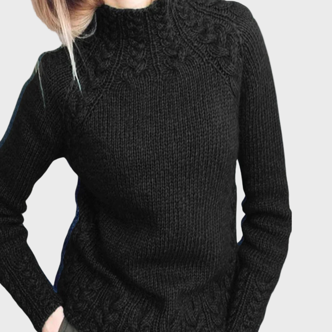 Elegant Sweater with Collar