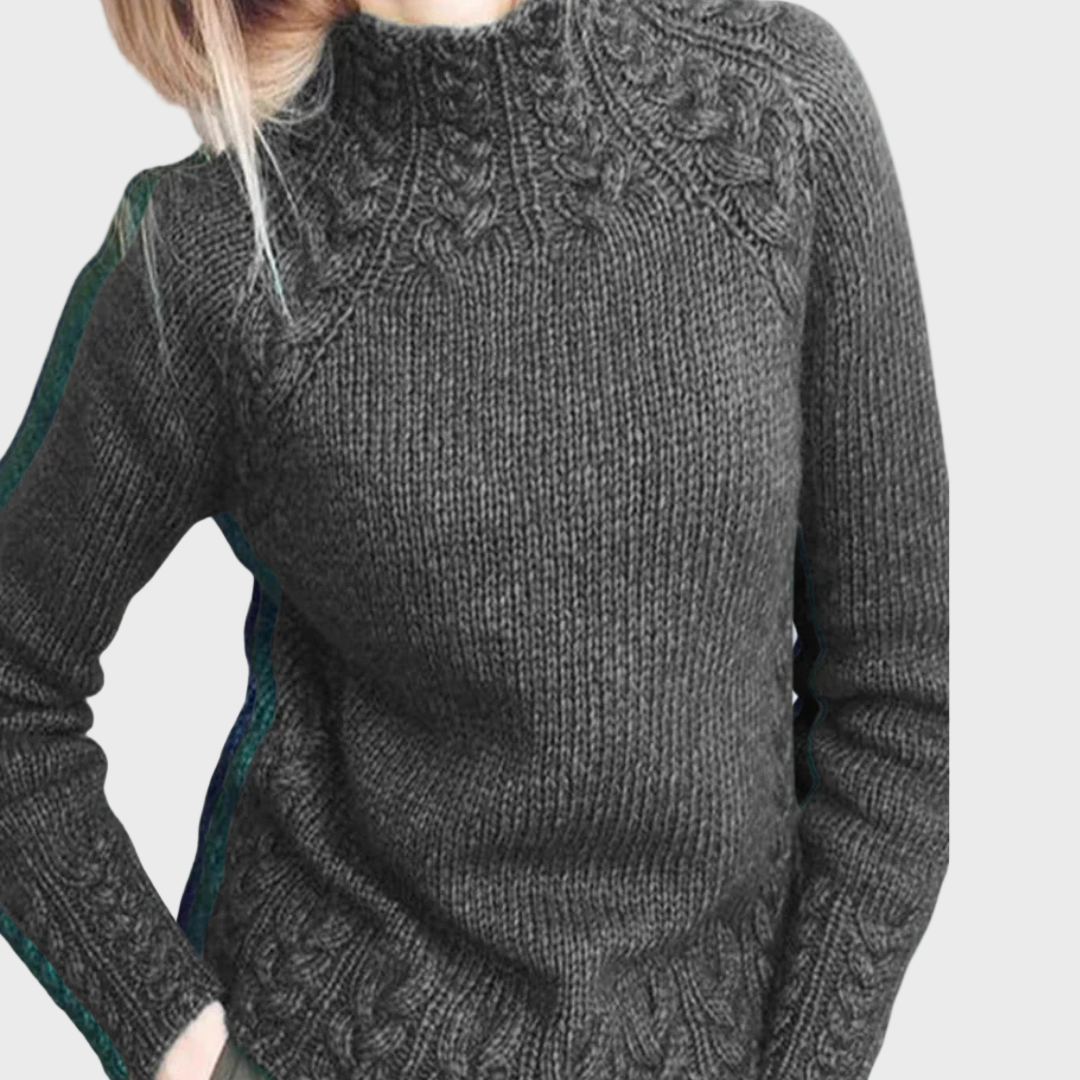 Elegant Sweater with Collar