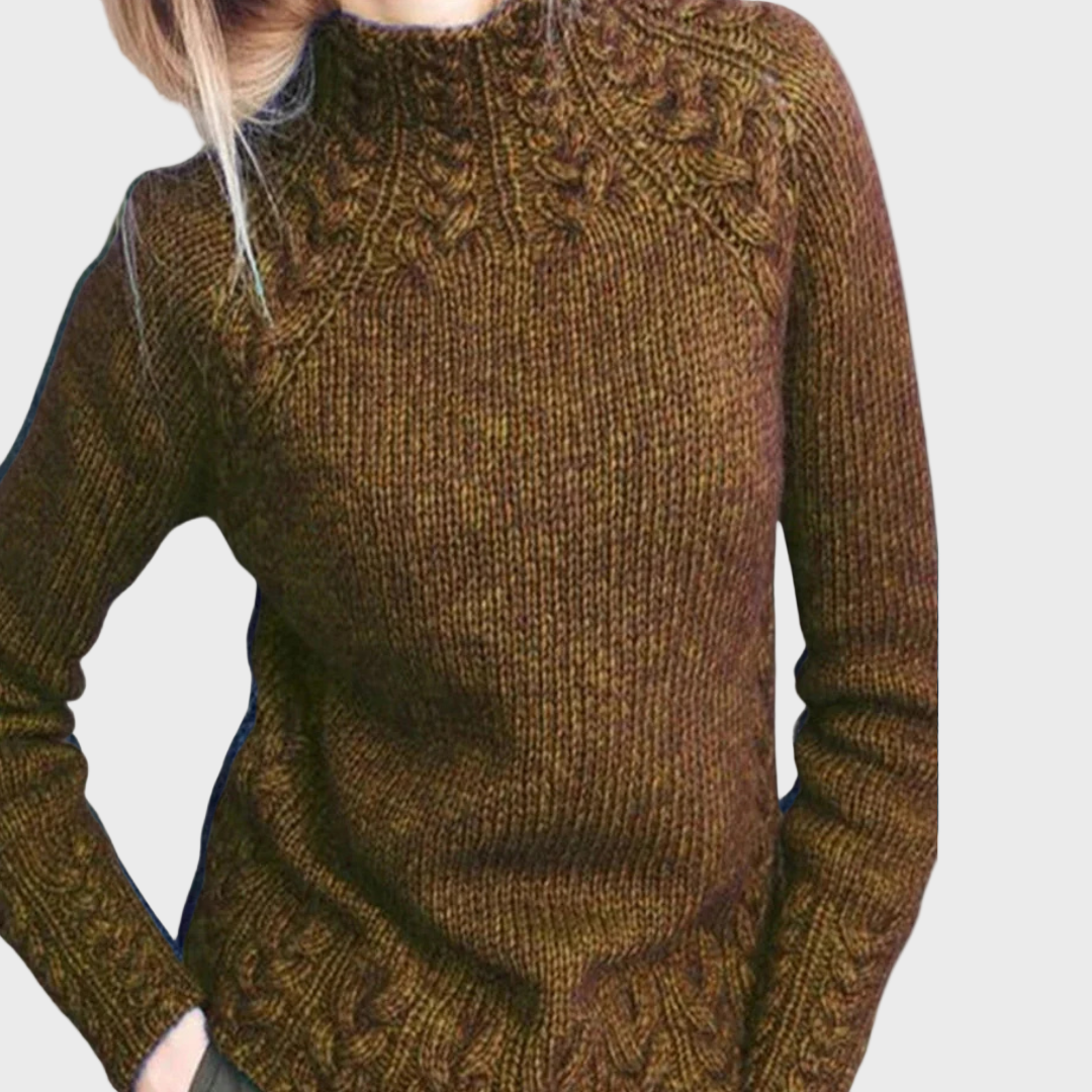 Elegant Sweater with Collar