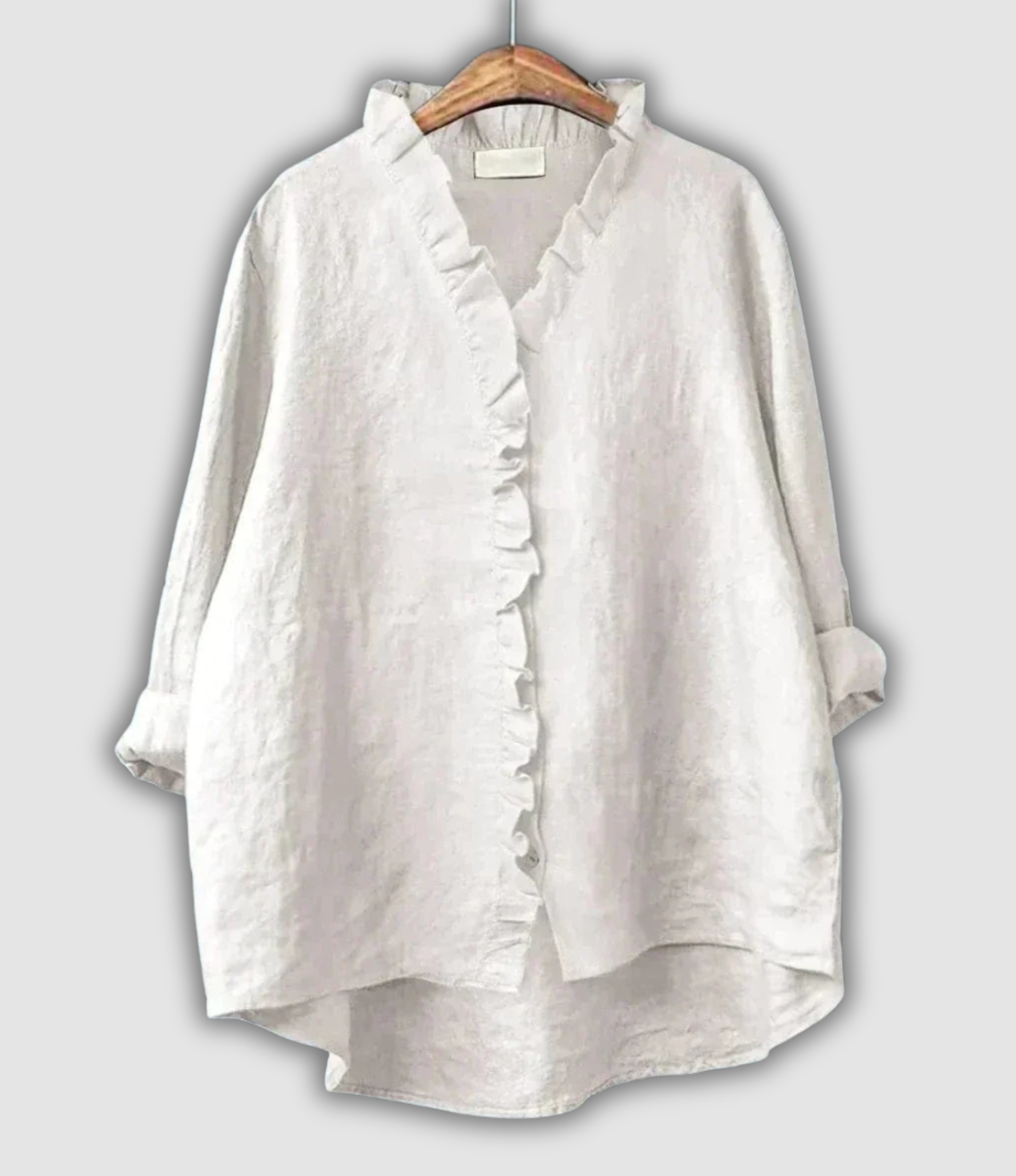 Linen Blouse Brown Serenity