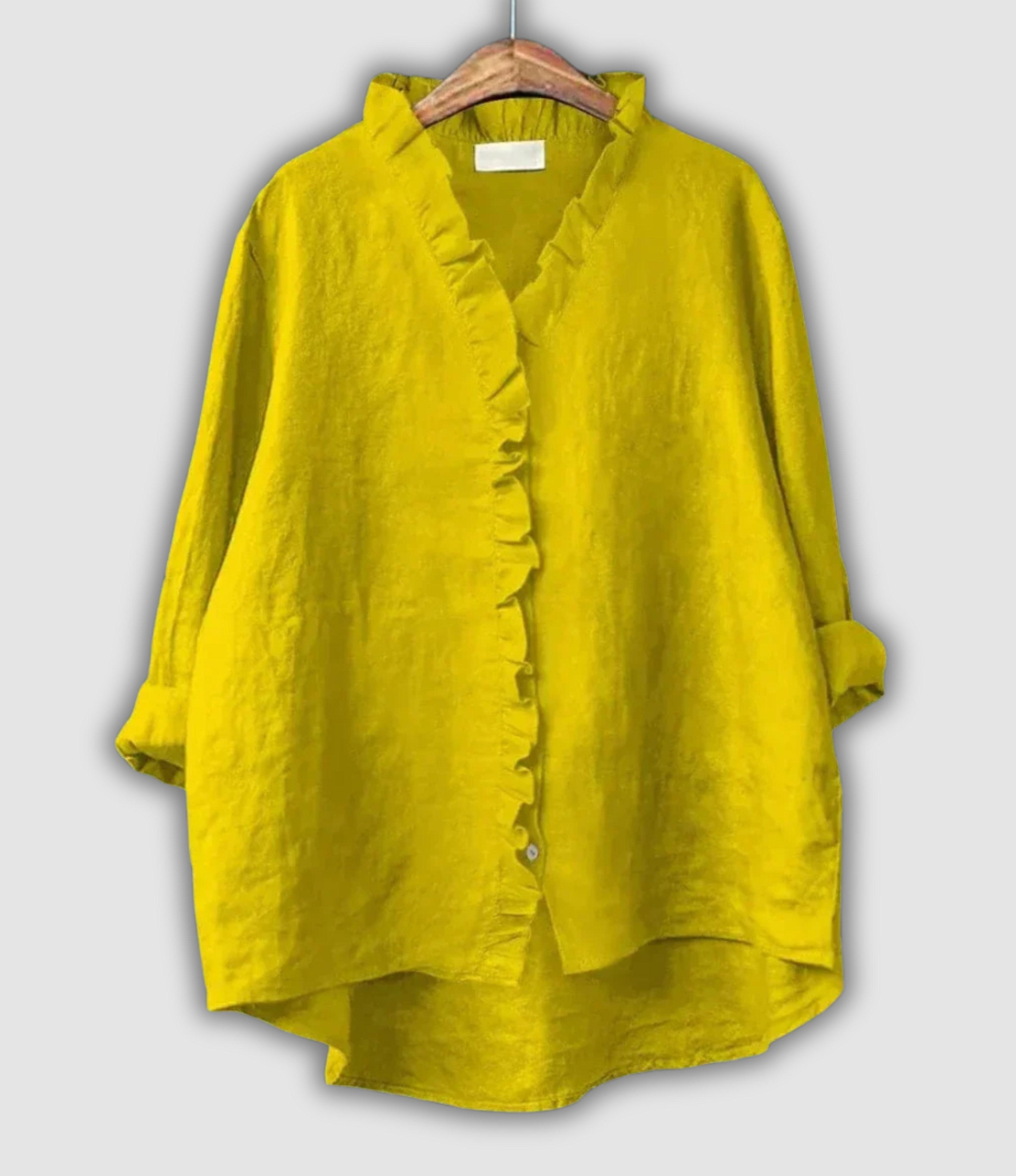 Linen Blouse Brown Serenity
