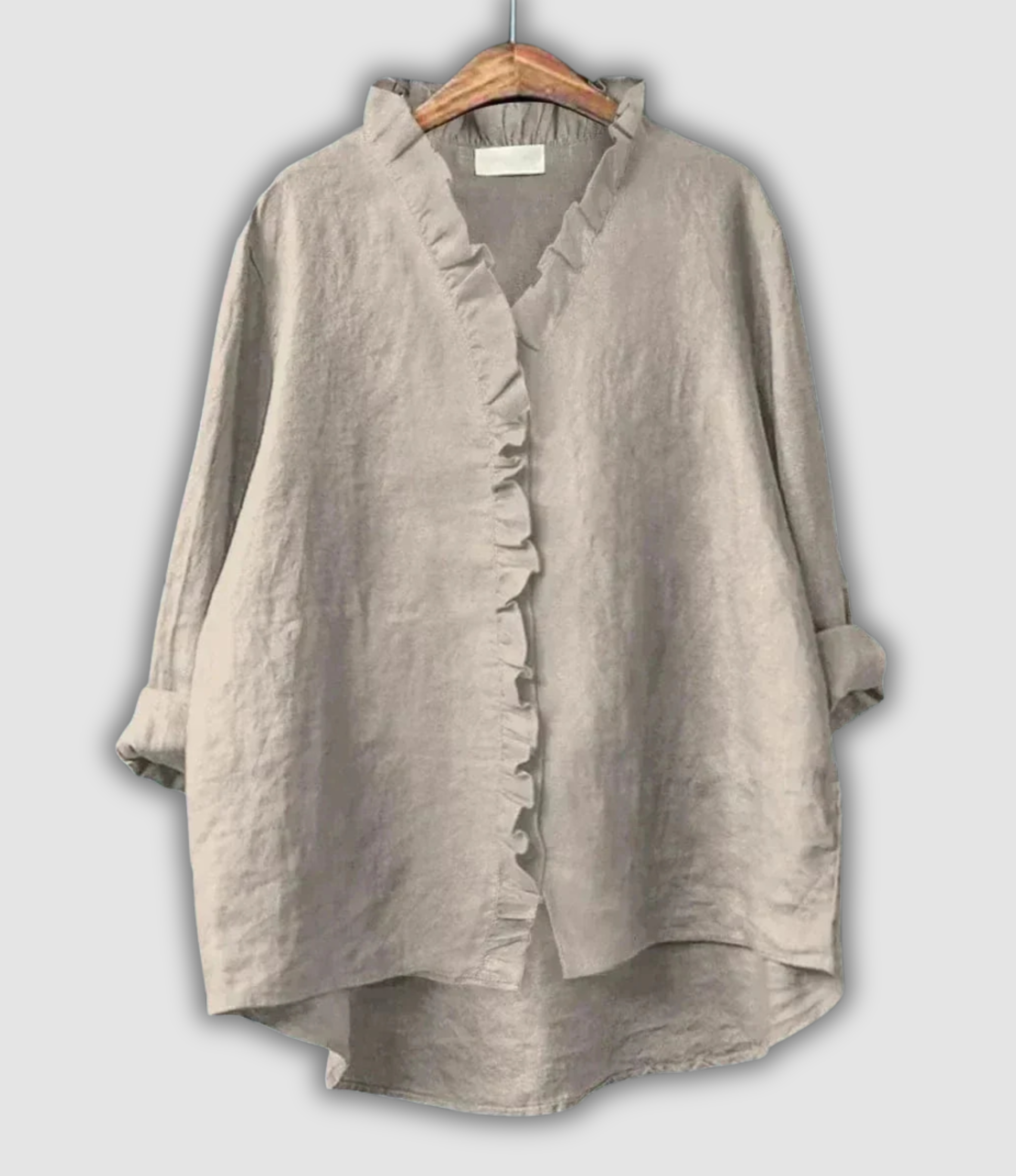 Linen Blouse Brown Serenity