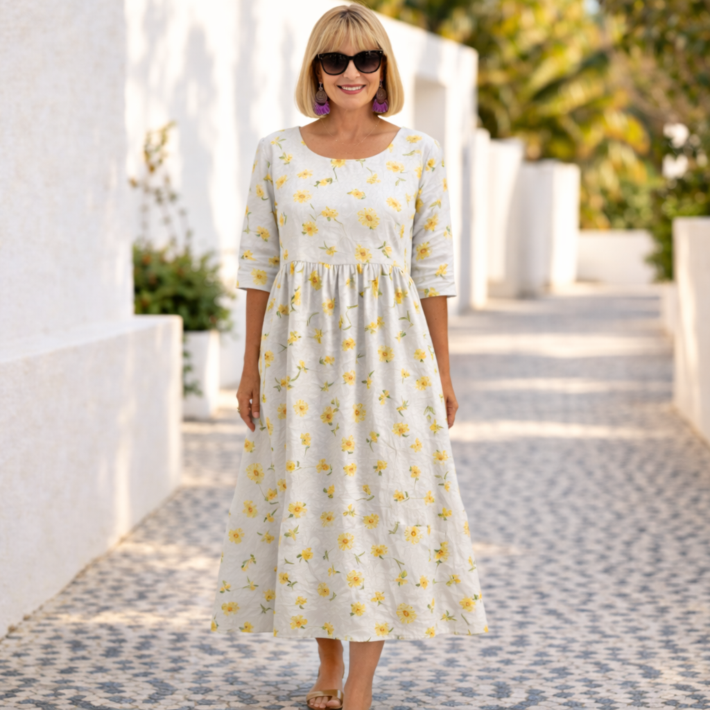 Susan | Floral Dress with a Summer Touch