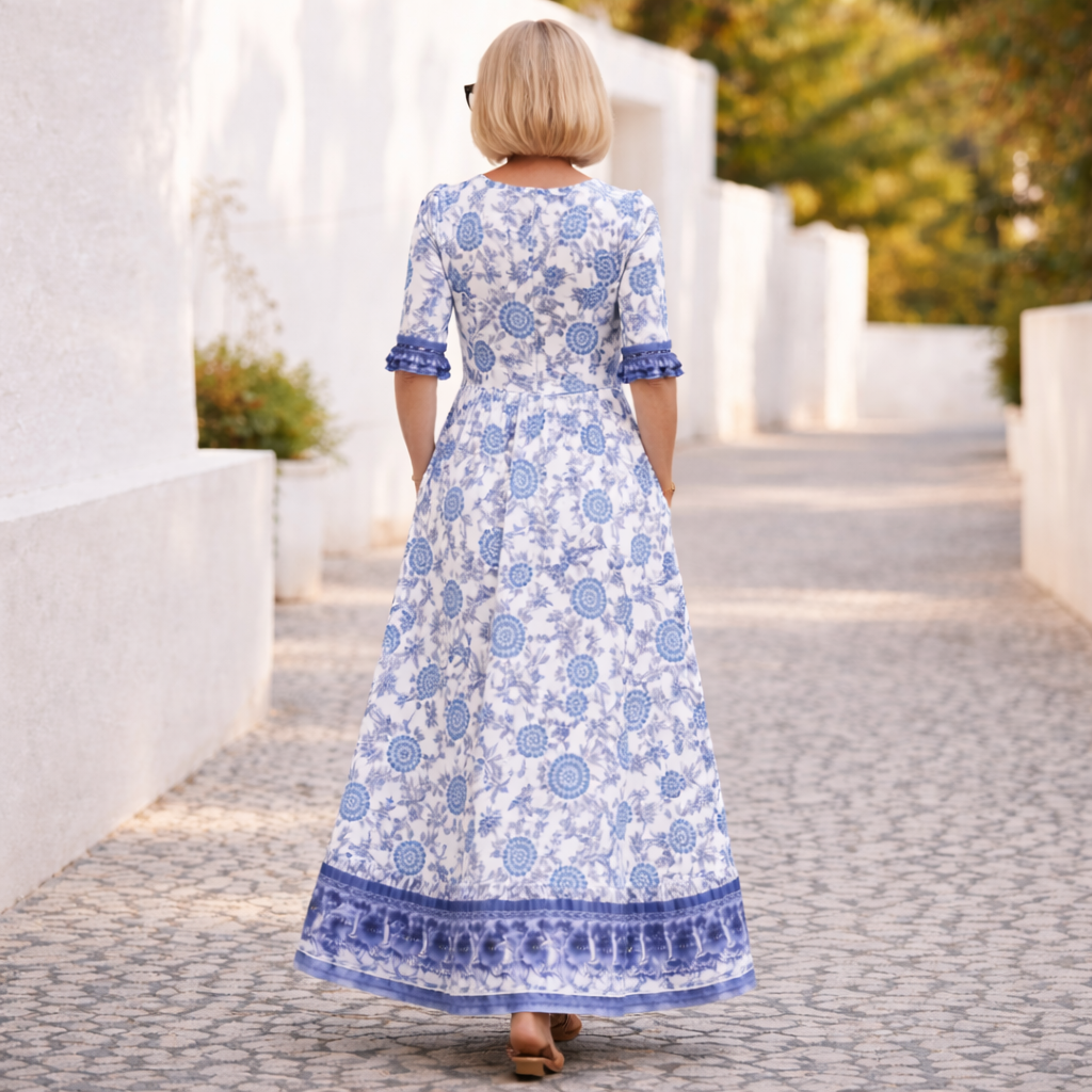 Elly | Elegant Floral Dress with a Light Touch