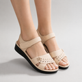 Open-Toe Comfort Sandals with Adjustable Velcro Strap