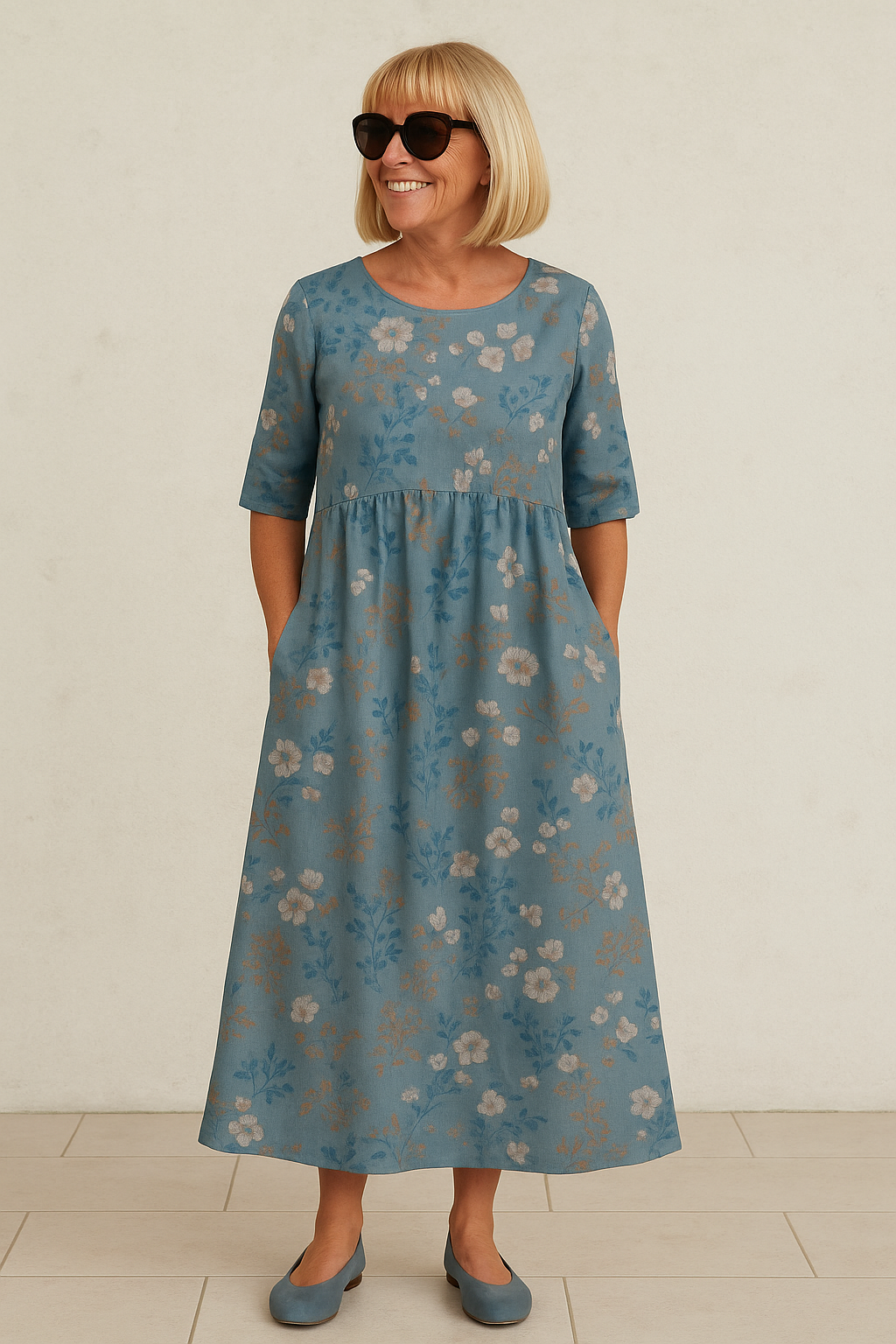 Lily | Midi Dress - Carefree Comfort
