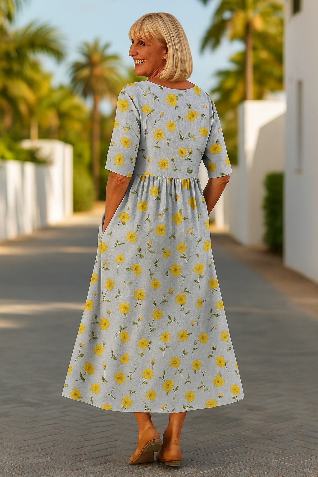 Lily | Midi Dress - Carefree Comfort